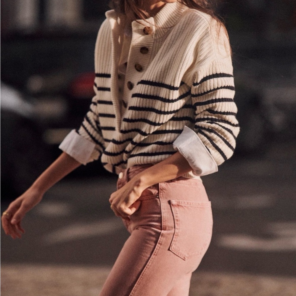 Sezane Brut Sexy Jeans Rose